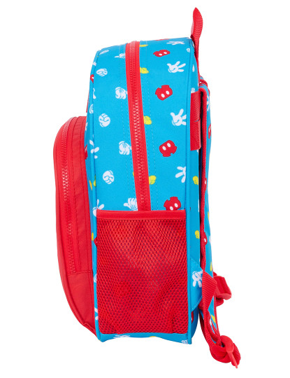 imagem de Mochila Escolar Mickey Mouse Clubhouse Fantastic Azul Vermelho 28 x 34 x 10 cm2