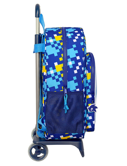 imagem de Mochila escolar com rodas Sonic Speed ??Azul 33 x 42 x 14 cm2