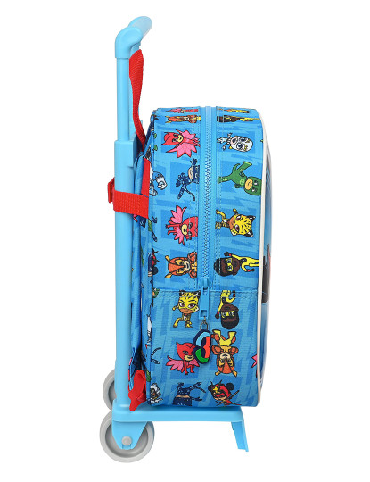 imagem de Mochila escolar com rodas PJ Masks Azul 22 x 27 x 10 cm2