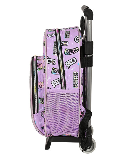 imagem de Mochila escolar com rodas Monster High Best boos Lilás 28 x 34 x 10 cm2