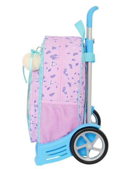 imagem de Mochila escolar com rodas Frozen Cool days Violeta Azul celeste 33 x 42 x 14 cm2