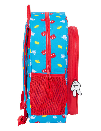 imagem de Mochila Escolar Mickey Mouse Clubhouse Fantastic Azul Vermelho 32 X 38 X 12 cm2