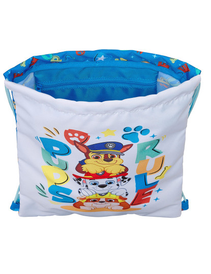 imagem de Mochila com cordas The Paw Patrol Pups regra Azul 26 x 34 x 1 cm2