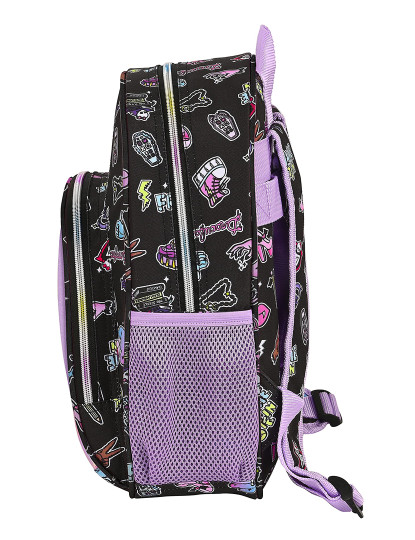 imagem de Mochila escolar Monster High Creep preta 28 x 34 x 10 cm2