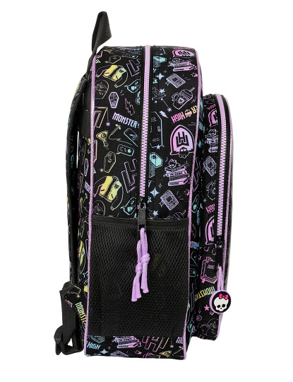 imagem de Bolsa infantil Monster High Preto 32 X 38 X 12 cm2