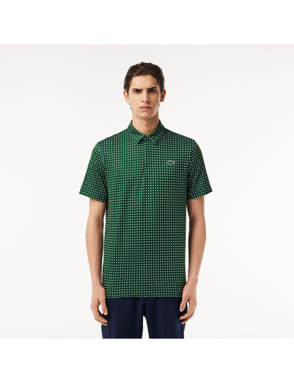 imagem de Polo De Homem Verde Branco1