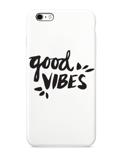 imagem de Capa Good Vibes Reaction Iphone e Samsung Branco1