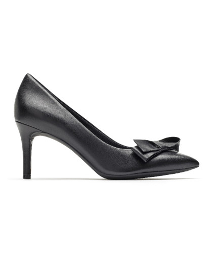 imagem de Sapatos Salto Senhora Alto Bow Preto 2