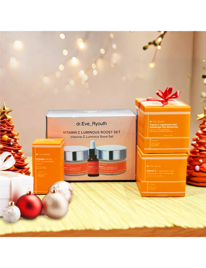 imagem de CONJUNTO DIA E NOITE (Vitamina C + Ácido Hialurônico Hidratante de Dia Hydrabright 50ml +Vitamina C + Ácido Hialurônico Hidratante de Noite Hydrabright 50ml+ Sérum Ultra Concentrado Booster de Colágeno 15ml)3