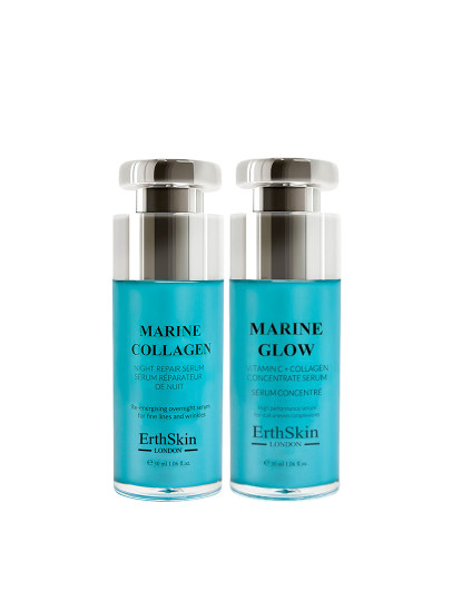 imagem de Soro Reparador Noturno de Colágeno Marinho 30ml+Marine Glow Vitamina C + Soro Concentrado de Colágeno 30ml1