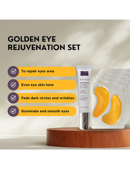 imagem de 24K Ouro + Antioxidante Hidratante Almofadas de Tratamento para os Olhos + Veneno de Cobra + Colágeno Creme para os Olhos Preenchimento de Rugas 153