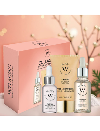 imagem de COLLAGENSKIN LIFTER BOOST OIL SERUM 30ml + SKIN LIFTER BOOST COLLAGEN MOISTURIZER 50ml + SKIN LIFTER BOOST COLLAGEN EYE SERUM 15ml4