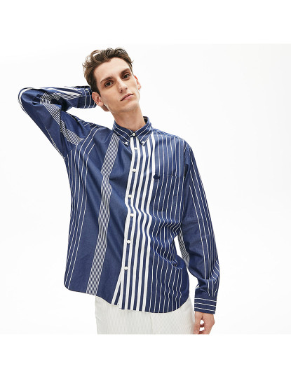 imagem de Camisa Lacoste  Homem Azul/Farinha 463