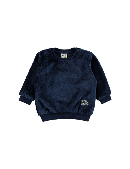 imagem de Sweatshirt de Bebé Azul escuro1