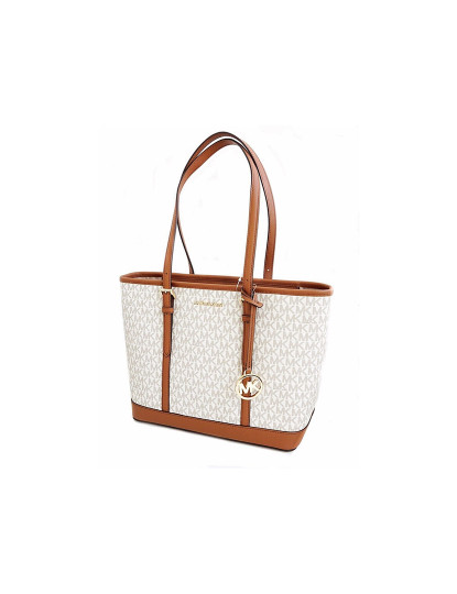 imagem de Jet Set Travel Bag Michael Kors Vanilla Large2