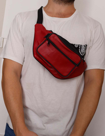 imagem de Bolsa Cinto Homem Vermelho3