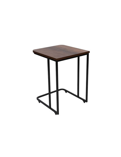 imagem de Mesa Aninhamento 3 peças Ce Metal Zigon Walnut Preto7