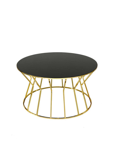 imagem de Mesa Apoio Kumsaati Dourado Preto1