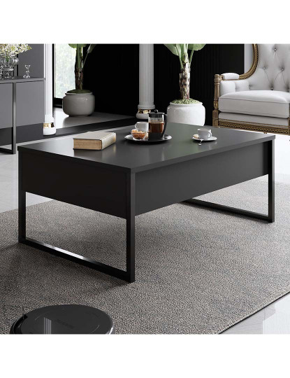 imagem de Mesa Centro Luxe Antracite Preto1