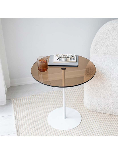 imagem de Mesa Apoio Chill Out Branco Bronze2