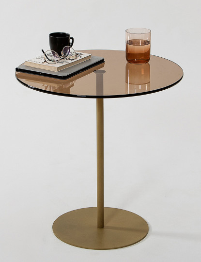 imagem de Mesa Apoio Chill Out Dourado Bronze3