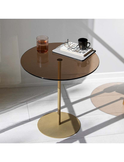 imagem de Mesa Apoio Chill Out Dourado Bronze2