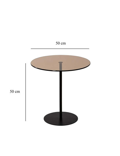 imagem de Mesa Apoio Chill Out Preto Bronze5