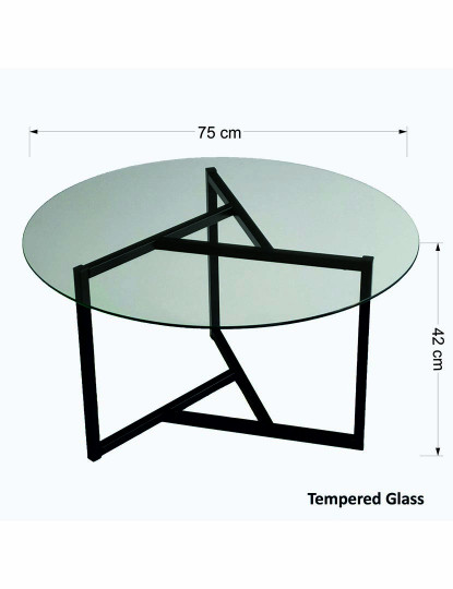 imagem de Mesa Apoio Trio sehpa  Fume Preto 9