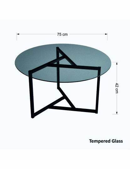 imagem de Mesa de Centro Fume Preta9