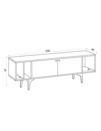 imagem de Móvel Tv Ankaa Sapphire Oak5