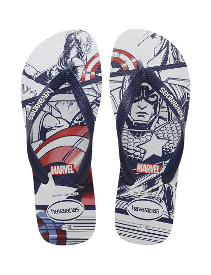 imagem de Havaianas Top Marvel Kids Unisexo Azul Navy e Branco1