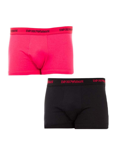 imagem de Pack 2 Retro Boxers Homem Preto / Fuschia3