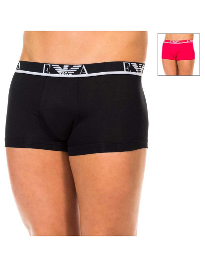 imagem de Pack 2 Boxers Homem Preto / Fuschia1