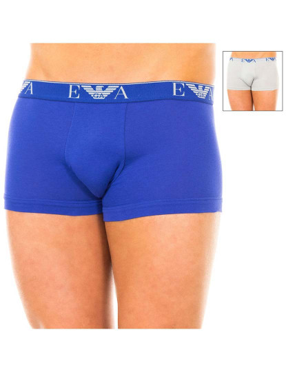 imagem de Pack 2 Retro Boxers Homem Azul / Cinza6