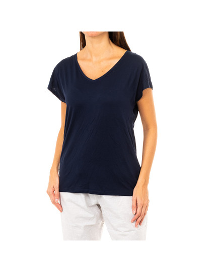 imagem de T-Shirt de Senhora Azul Navy1