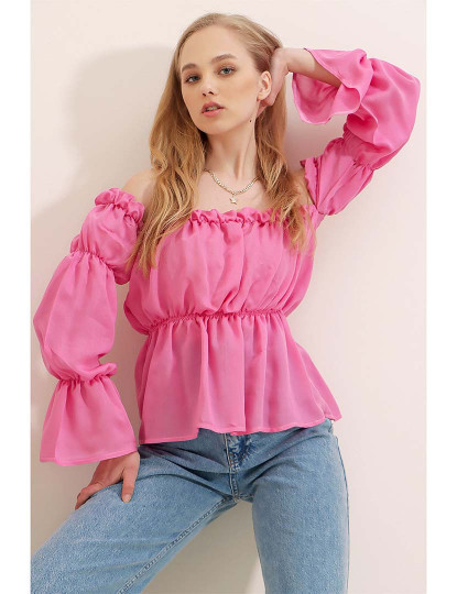 imagem de Blusa Manga Comprida Rosa4