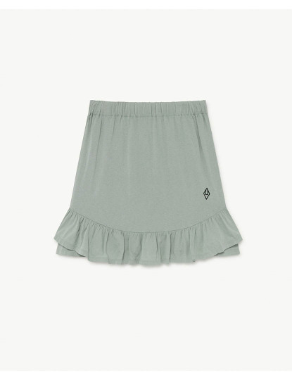 imagem de Slug Kids Skirt Logotipo Verde Suave1