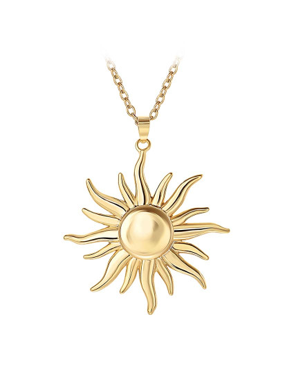imagem de Colar Sol Senhora Dourado1