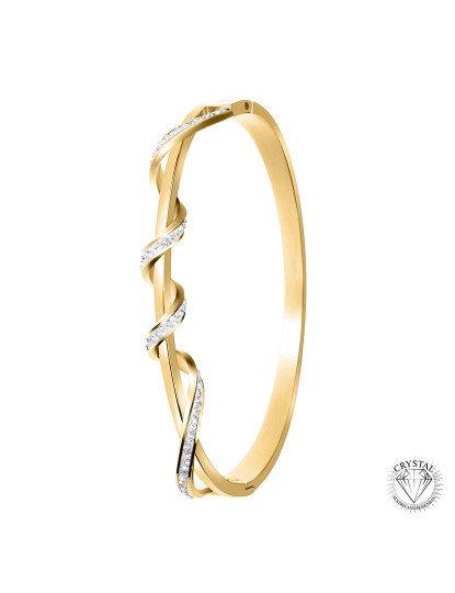 imagem de Pulseira De Aço Inoxidável Senhora Dourado1