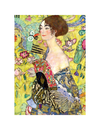 imagem de 1000 DAMA COM LEQUE, GUSTAV KLIMT 199322