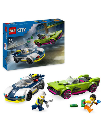 imagem de LEGO CITY PERSEG. CARRO POLÍCIA MUSCLE CAR 604151