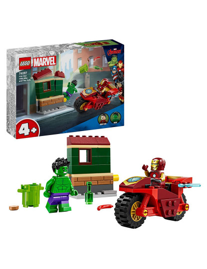 imagem de LEGO SUPER HEROES IRON MAN COM MOTA E HULK 762871