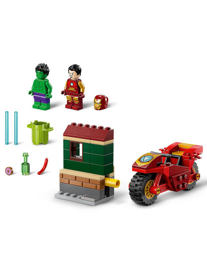 imagem de LEGO SUPER HEROES IRON MAN COM MOTA E HULK 762874