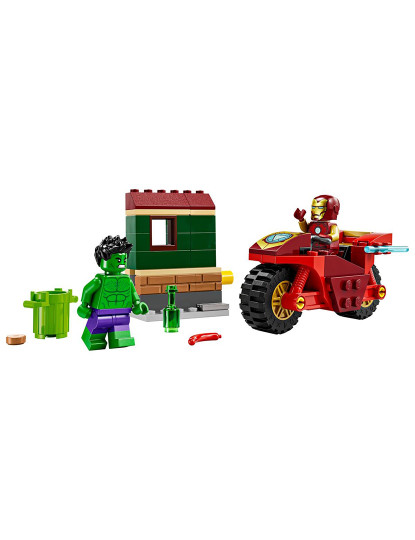 imagem de LEGO SUPER HEROES IRON MAN COM MOTA E HULK 762873