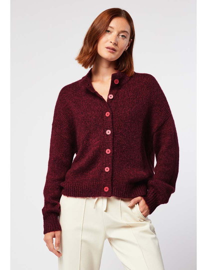 imagem de Cardigan Senhora Vermelho2