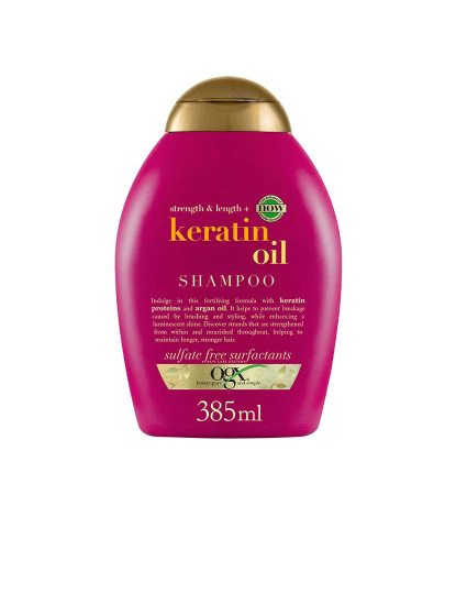 imagem de KERATIN OIL anti-breakage hair Champô 385 ml1