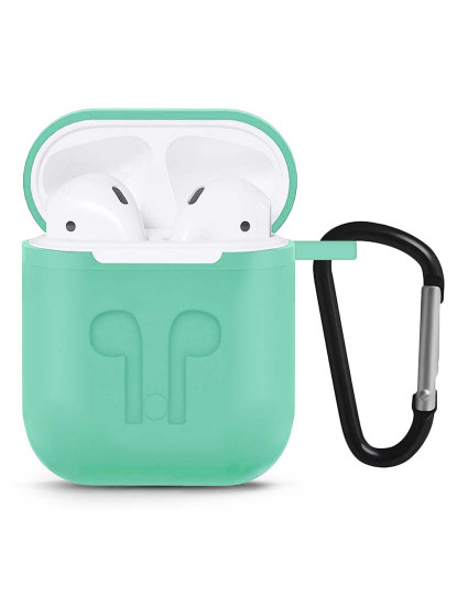 imagem de Capa de Silicone para base de carga Airpod c/ Mosquetão2