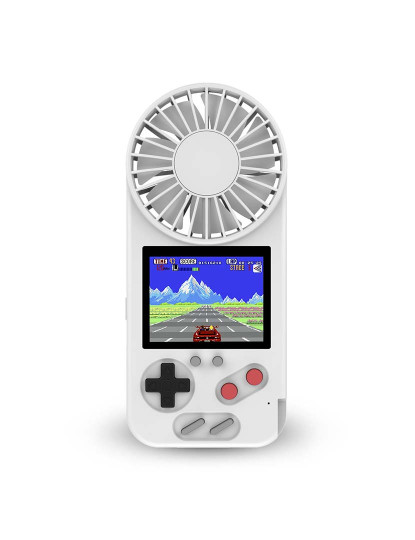 imagem de Consola portátil D-5 com 500 jogos e ventoinha incorporada Branco 1