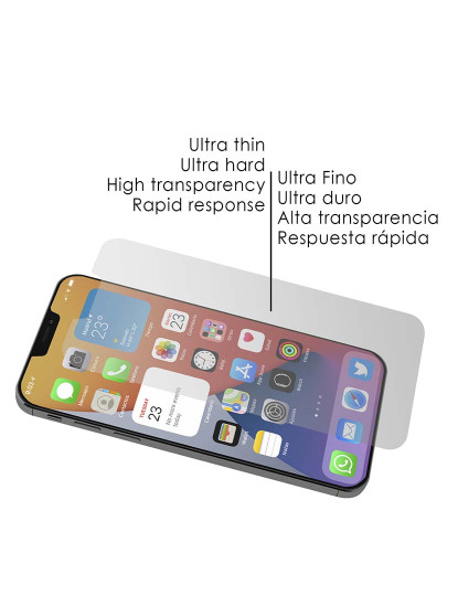 imagem de Protetor de tela de vidro temperado para iPhone 12 Mini Transparente3