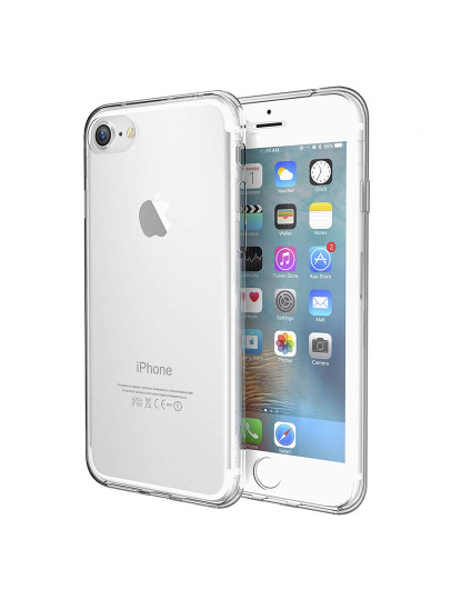 imagem de Capa Transparente Frontal + Traseira Para Iphone 6 Plus Transparente1